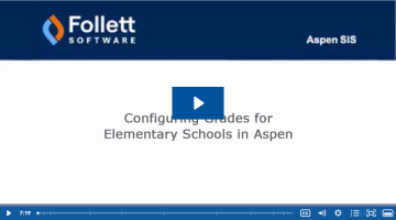 Aspen Elementary Grades Configuration